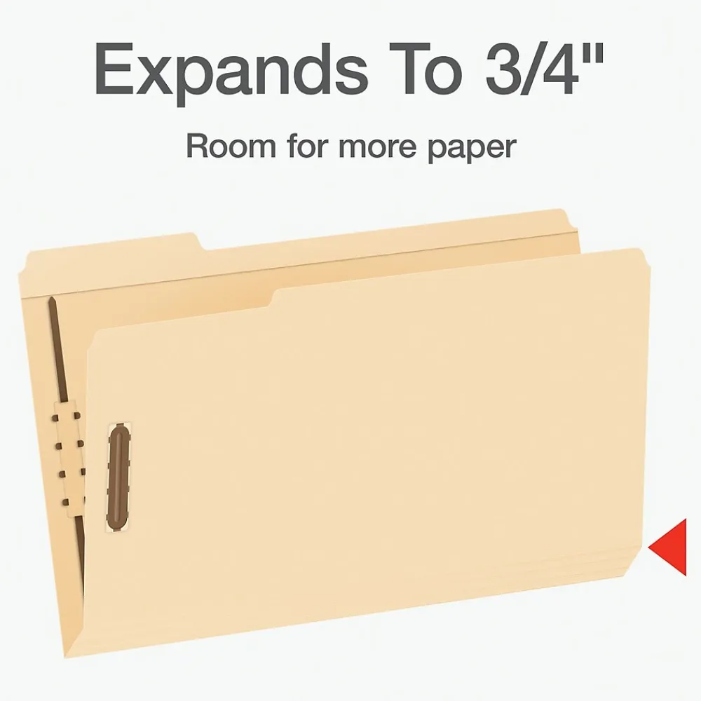 File Folders|Pendaflex Heavy Duty File Folder, 1-Tab, Legal Size, Manila, 50/Box (1007063)