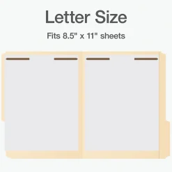File Folders|Pendaflex Heavy Duty File Folder, 1-Tab, Letter Size, Manila, 50/Box (1006994)