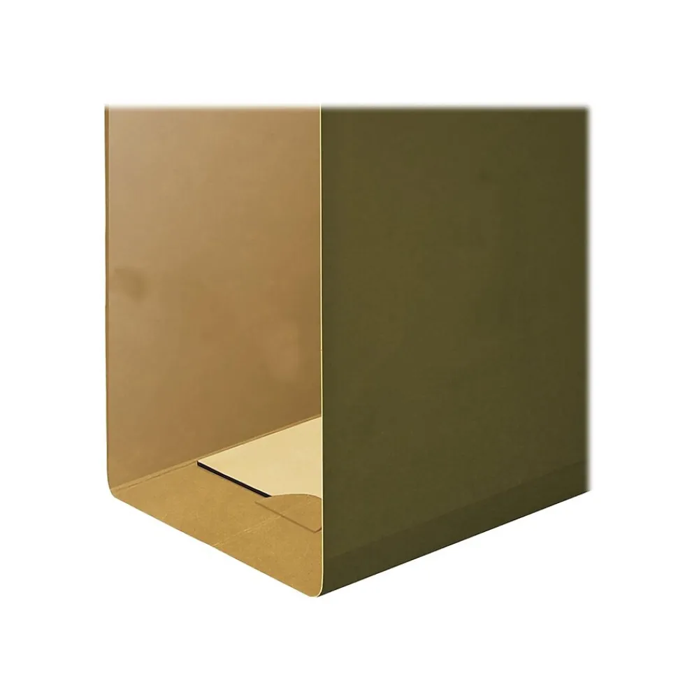 Hanging File Folders|Pendaflex Reinforced Hanging File Folders, Extra Capacity, 1" Expansion, Legal Size, Standard Green, 25/Box (PFX 04153x1)