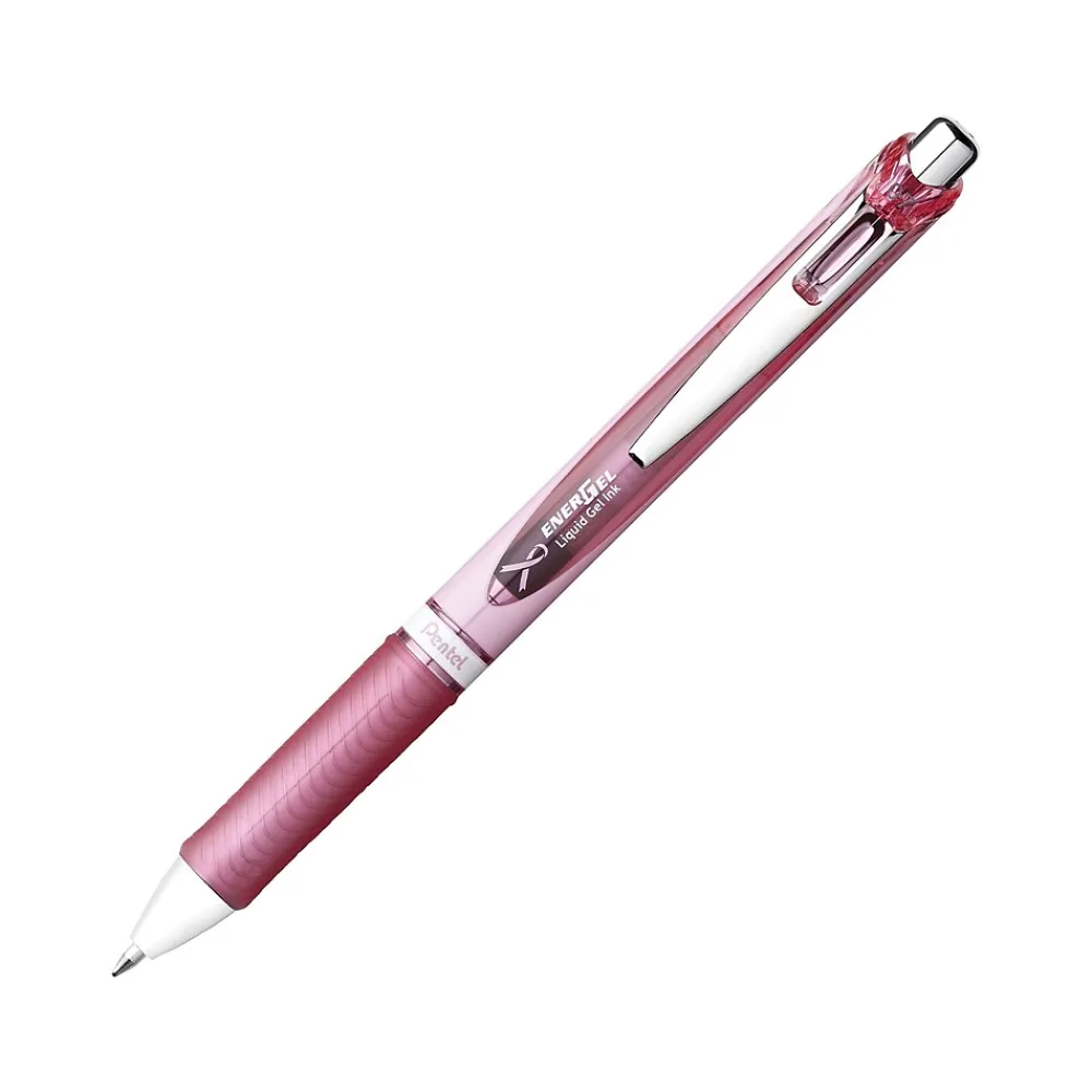 Pens|Pentel EnerGel Deluxe RTX Retractable Gel Pens, Medium Point, 0.7mm, Black Ink, 3/Pack (BL77PBP3A-BC)