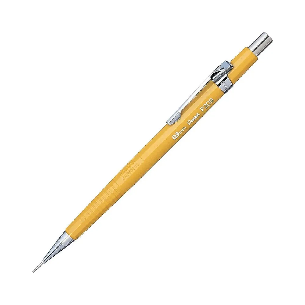 Pencils|Pentel Sharp Mechanical Pencil, 0.9mm, #2 Medium Lead, 2/Pack (P209BP2-K6)