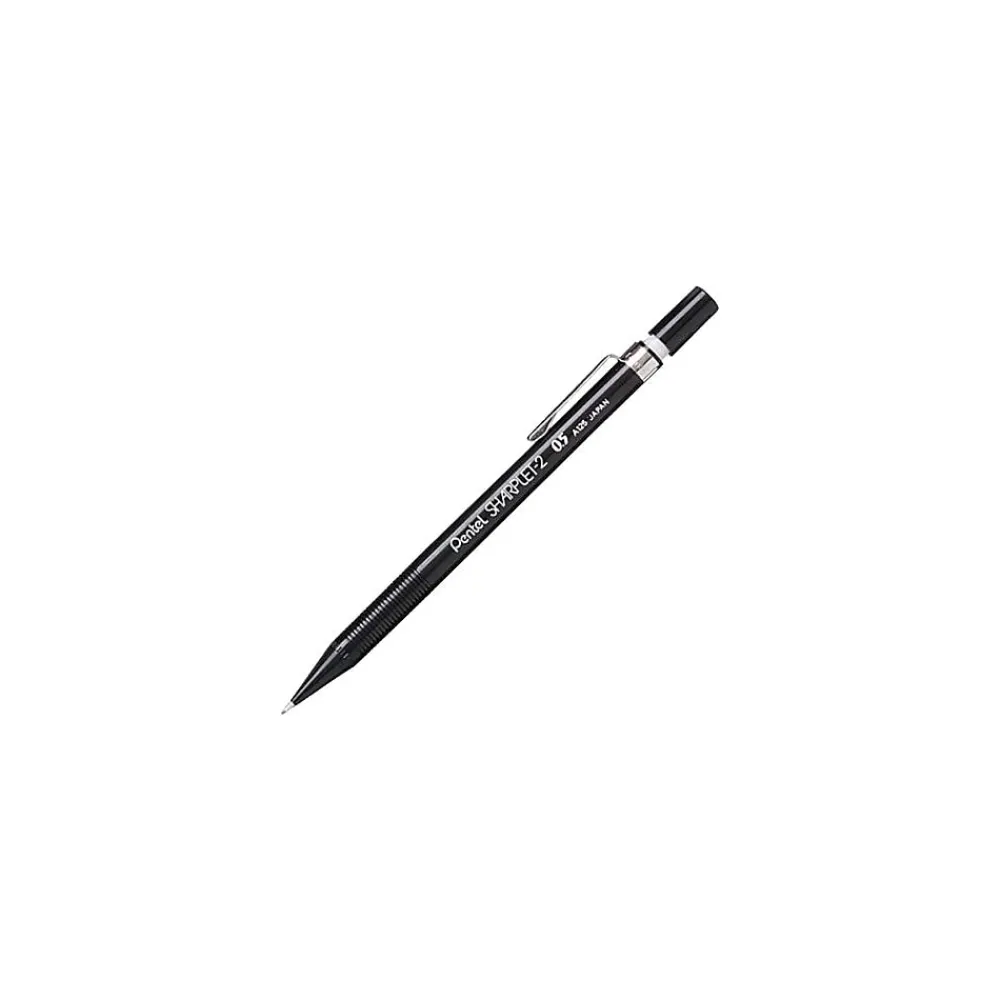 Pencils|Pentel Sharplet-2 Mechanical Pencil, 0.5mm, #2 Medium Lead, Dozen (A125A)