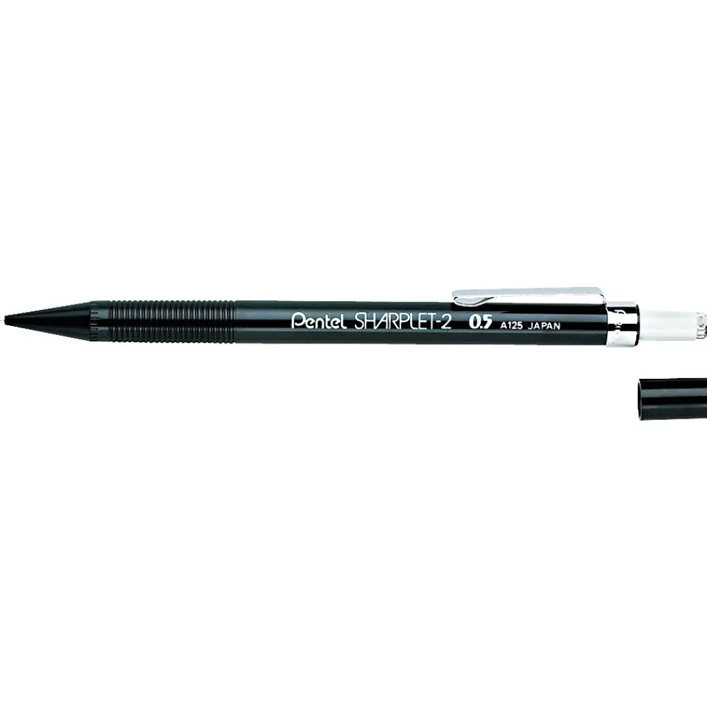 Pencils|Pentel Sharplet-2 Mechanical Pencil, 0.5mm, #2 Medium Lead, Dozen (A125A)