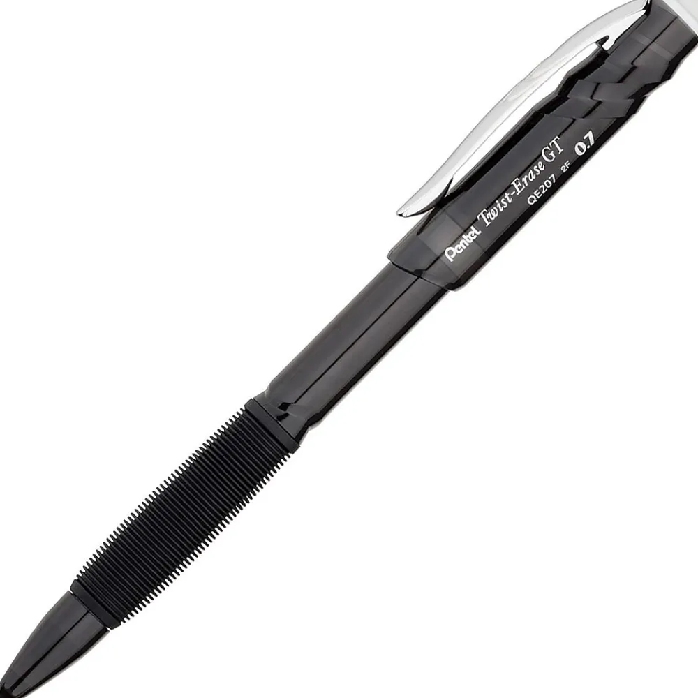 Pencils|Pentel Twist Erase GT Mechanical Pencil, 0.7mm, #2 Medium Lead, Dozen (QE207A)
