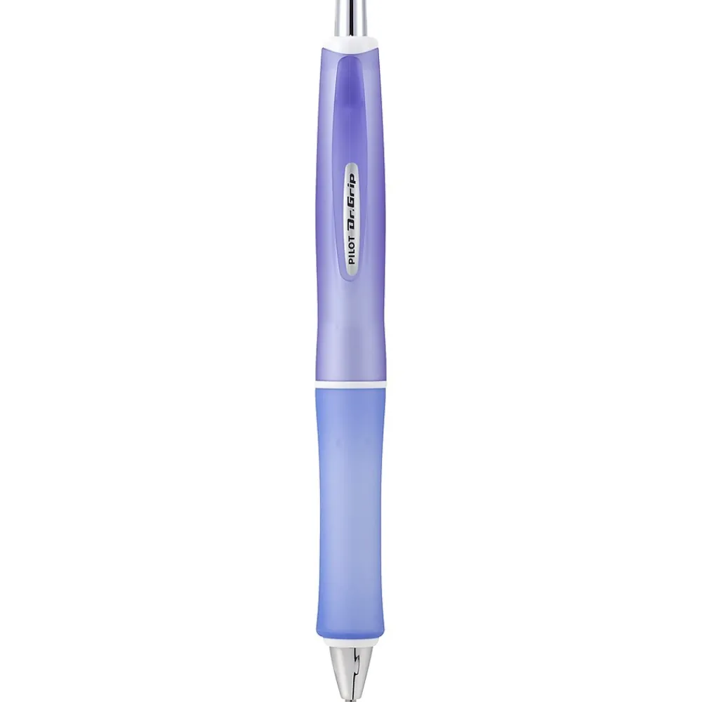 Pens|Pilot Dr. Grip Frosted Retractable Ballpoint Pen, Medium Point, Black Ink (36250)