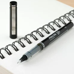 Pens|Pilot Precise V7 Rollerball Pens, Fine Point, Black Ink, Dozen (35346)