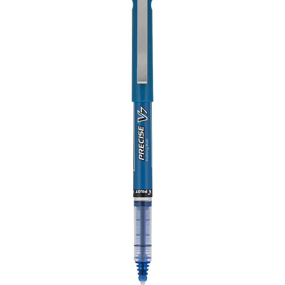 Pens|Pilot Precise V7 Rollerball Pens, Fine Point, Blue Ink, Dozen (35349)