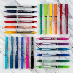 Pens|Pilot Precise V5 Rollerball Pens, Extra Fine Point, Green Ink, Dozen (25104)