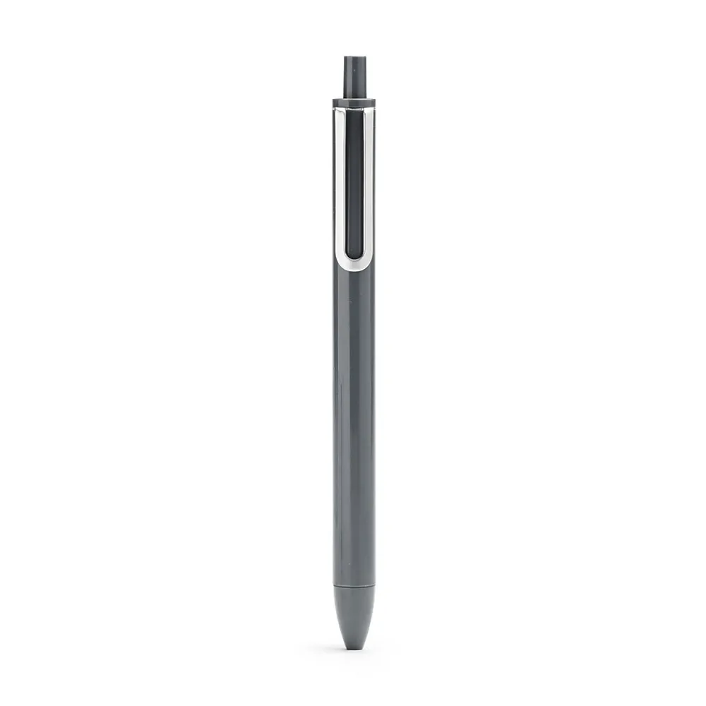 Pens|Poppin Luxe Retractable Gel Pen, Medium Point, Black Ink, 6/Pack (104449)