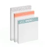 Notepads|Poppin Notepads, Ruled, Assorted Colors, 80 Sheets/Pad, 3 Pads/Pack (108242)