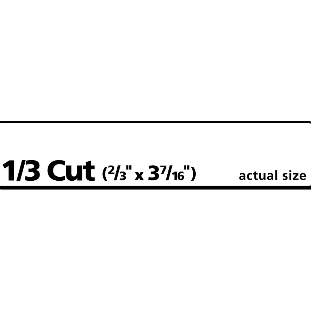 Labels|Pres-a-ply Laser/Inkjet File Folder Labels, 2/3" x 3-7/16", White, 1,500 Labels/Box (30632)