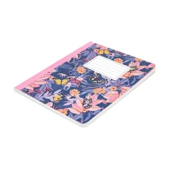 Notebooks|Pukka Pad Bloom Composition Notebooks, 7.5" x 9.7", College Ruled, 70 Sheets, Assorted Colors, 3/Pack (9516-BLM)