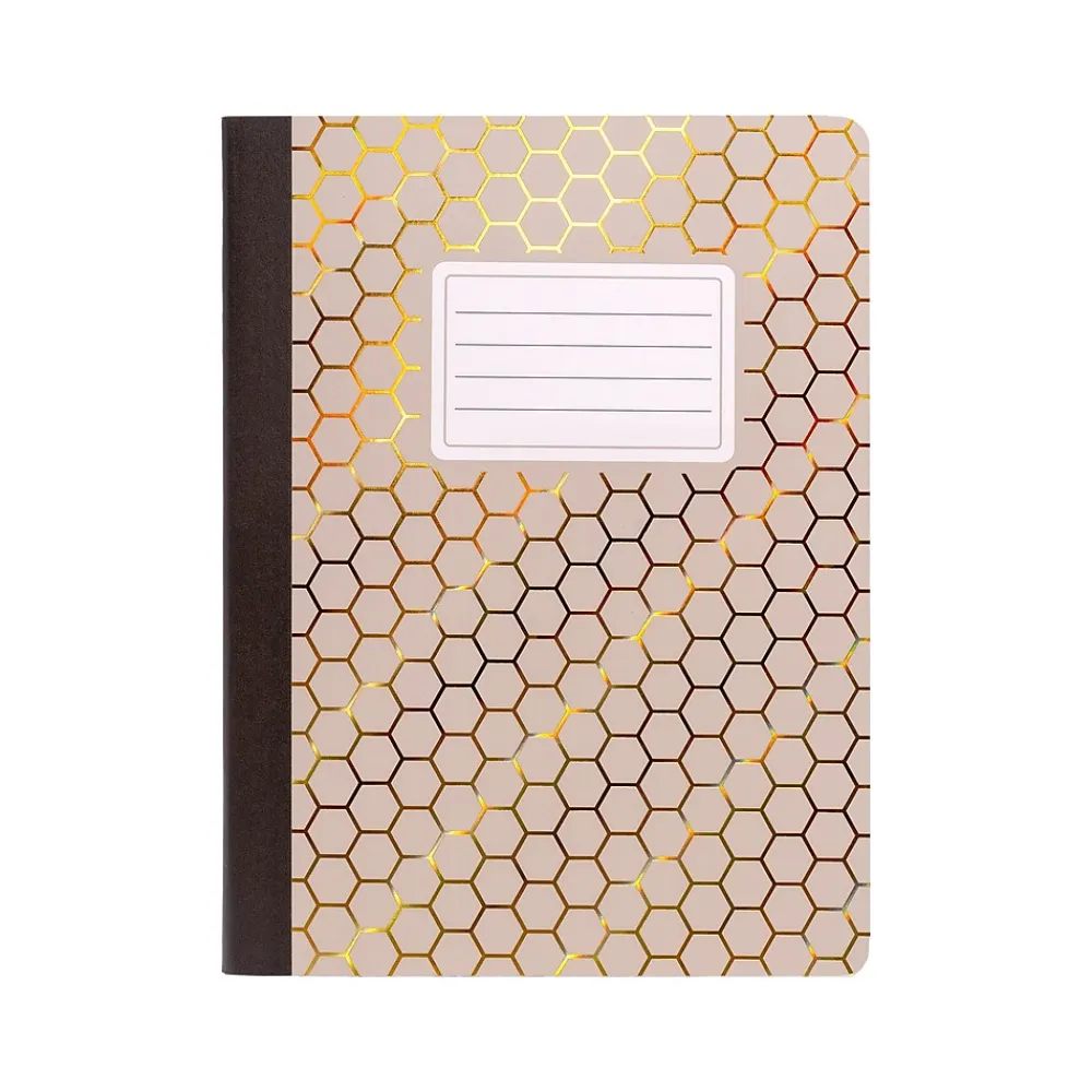 Composition Notebooks|Pukka Pad Haze Composition Notebooks, 7.5" x 8.75", College-Ruled, 70 Sheets, Assorted Colors, 3/Pack (9976(AST)-HZE)