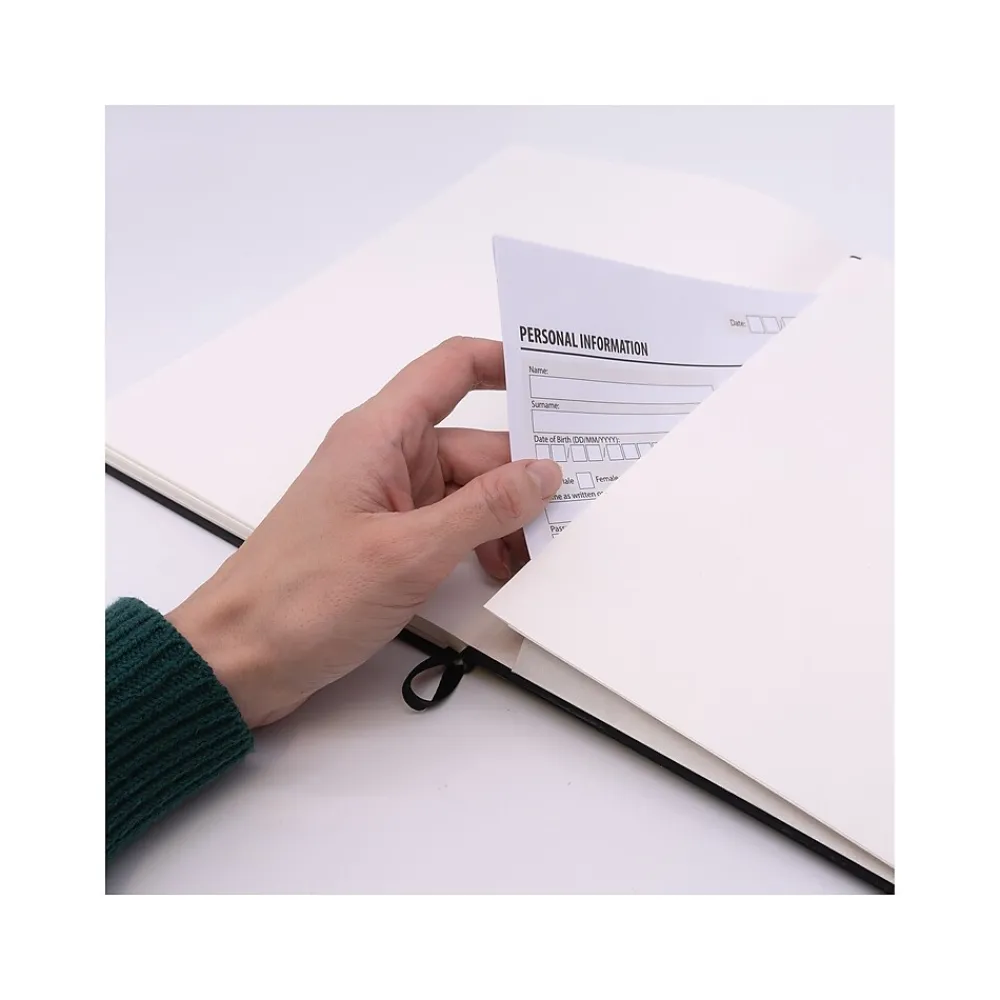 Notebooks|Pukka Pad Professional Notebooks, 8.5" x 11", College Ruled, 96 Sheets, Black (9942-SIG)