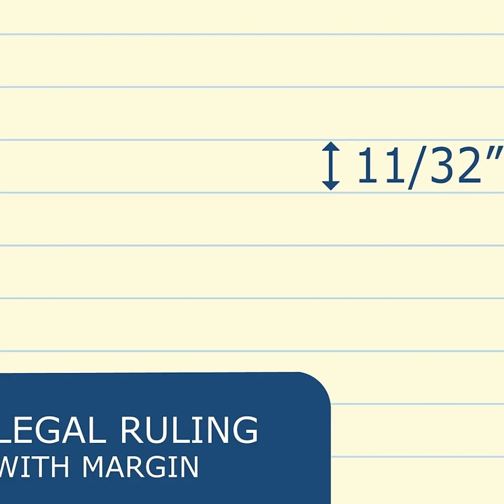 Notepads|Roaring Spring Paper Products Enviroshades Notepad, 5" x 8.25", Legal Ruled, 6/Pack (74220)