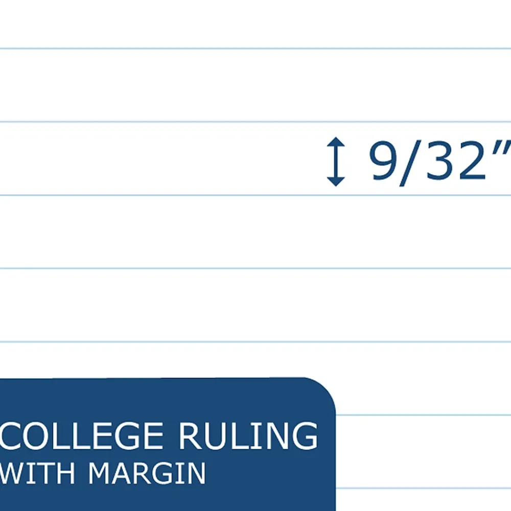 Subject Notebooks|Roaring Spring Paper Products Signature 1-Subject Composition Notebooks, 7.5" x 9.75", College Ruled, 70 Sheets, Black (10111)