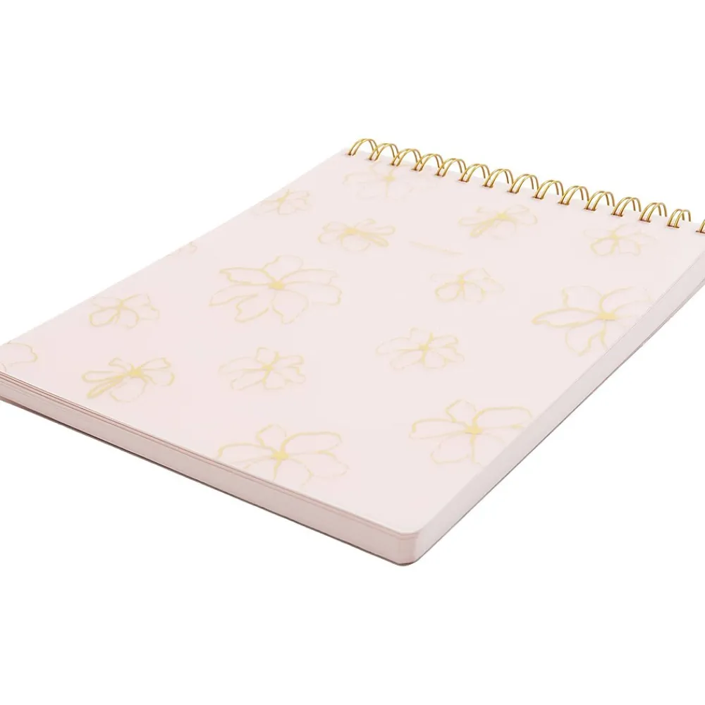 Notebooks|Russell+Hazel Posy Pocket Notebook, 7.5" x 9", College Ruled, 98 Sheets, Pink (56297)