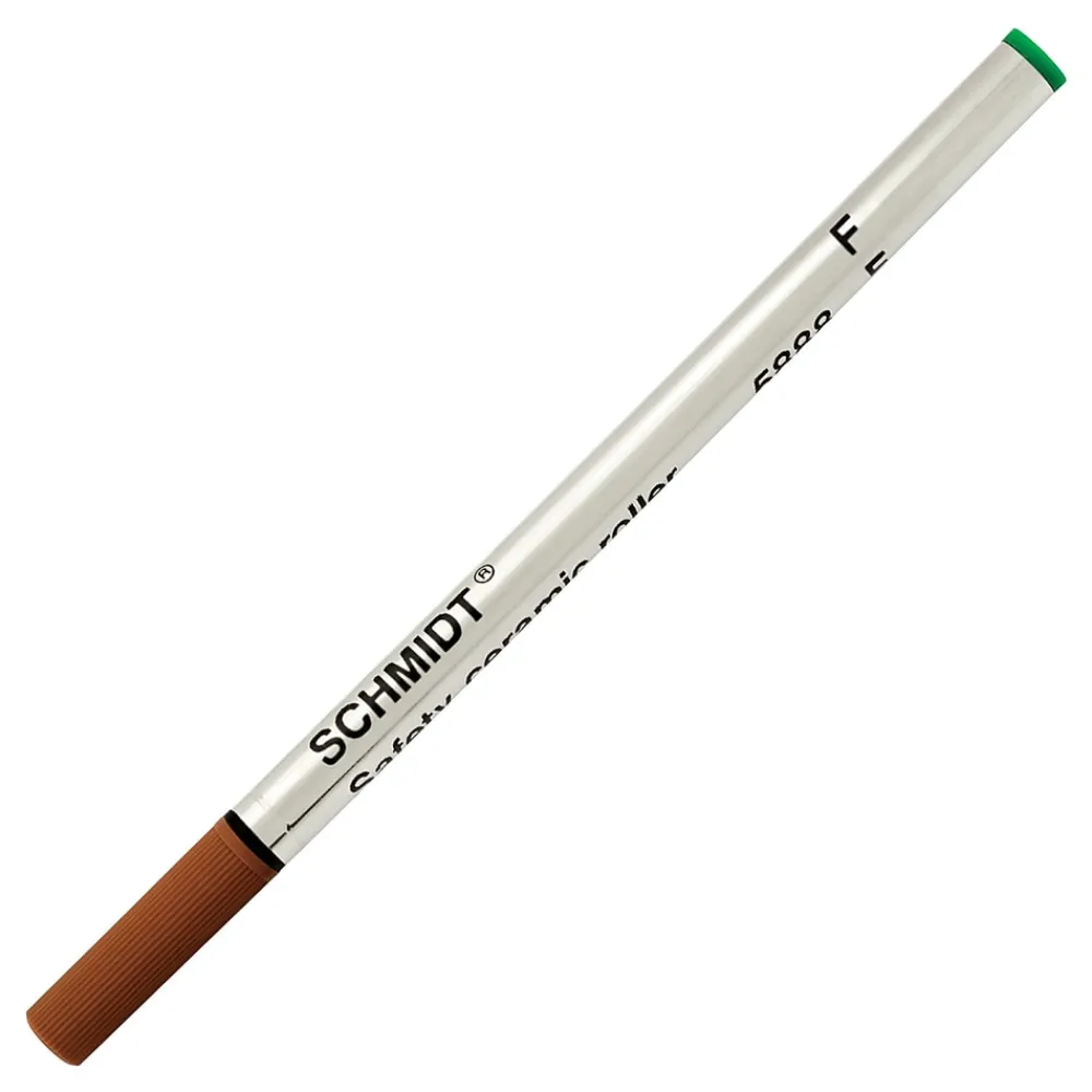 Pens|Schmidt Ink Schmidt 888 Safety Ceramic Rollerball Metal Tube Refill, Fits Universal Pens, Fine, Red, 2 Pack (SC58102)