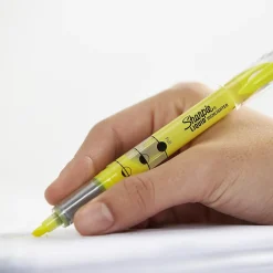 Highlighters|Sharpie Liquid Highlighter, Chisel Tip, Assorted, 5/Pack (24575PP)