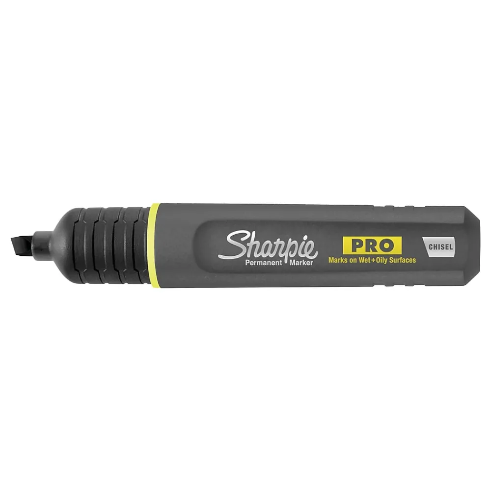 Markers|Sharpie PRO Permanent Markers, Chisel Tip, Assorted, 3/Pack (2018335/2178474)