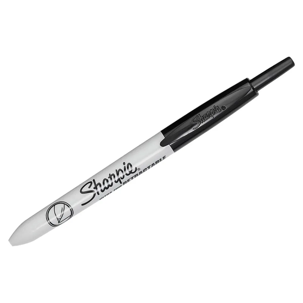 Markers|Sharpie Retractable Permanent Markers, Ultra Fine Tip, Assorted, 8/Pack (1742025)