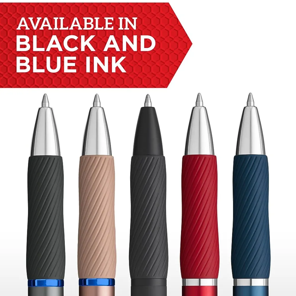 Pens|Sharpie S-Gel Metal RT Gel Pen, Medium Point, Black Ink, 4/Pack (2153578)