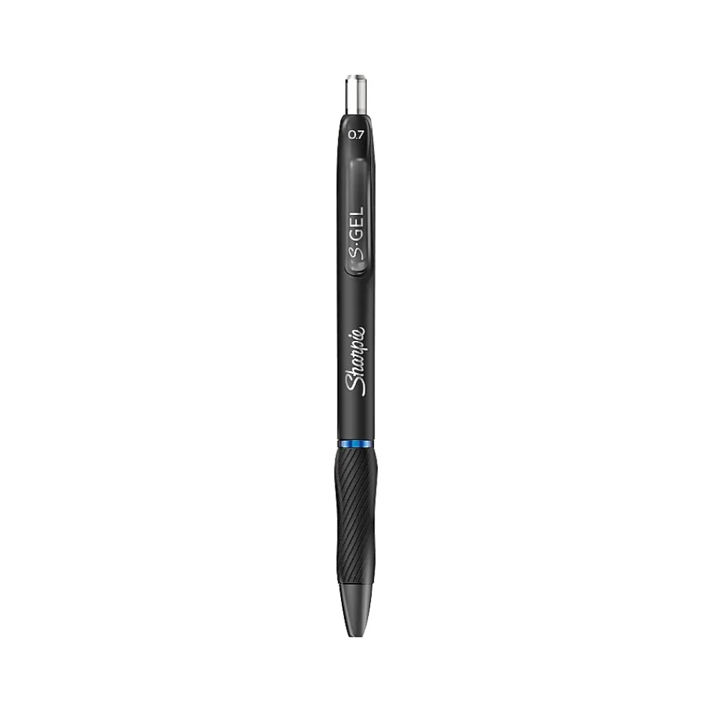 Pens|Sharpie S-Gel Retractable Gel Pen, Medium Point, Blue Ink (2096184)