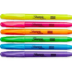 Highlighters|Sharpie Stick Highlighter, Chisel Tip, Assorted, Dozen (27145)