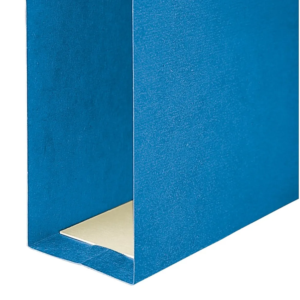 Hanging File Folders|Smead Box Bottom Hanging File Folder, 2" Expansion, 5-Tab Tab, Letter Size, Assorted Colors, 25/Bx (64264)