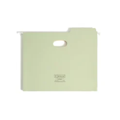 Hanging File Folders|Smead FasTab TUFF Colored Hanging Pockets with Reinforced Tabs, 3-Tab, Letter Size, Moss, 9/Box (64224)