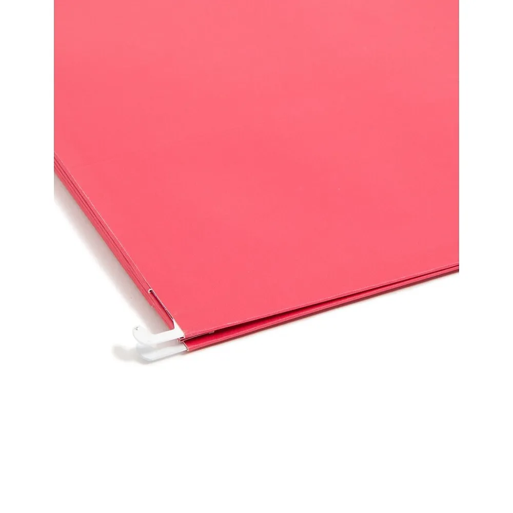 Hanging File Folders|Smead Hanging File Folders, 3 1/2" Expansion, Letter Size, Assorted Colors, 4/Pack (64290)