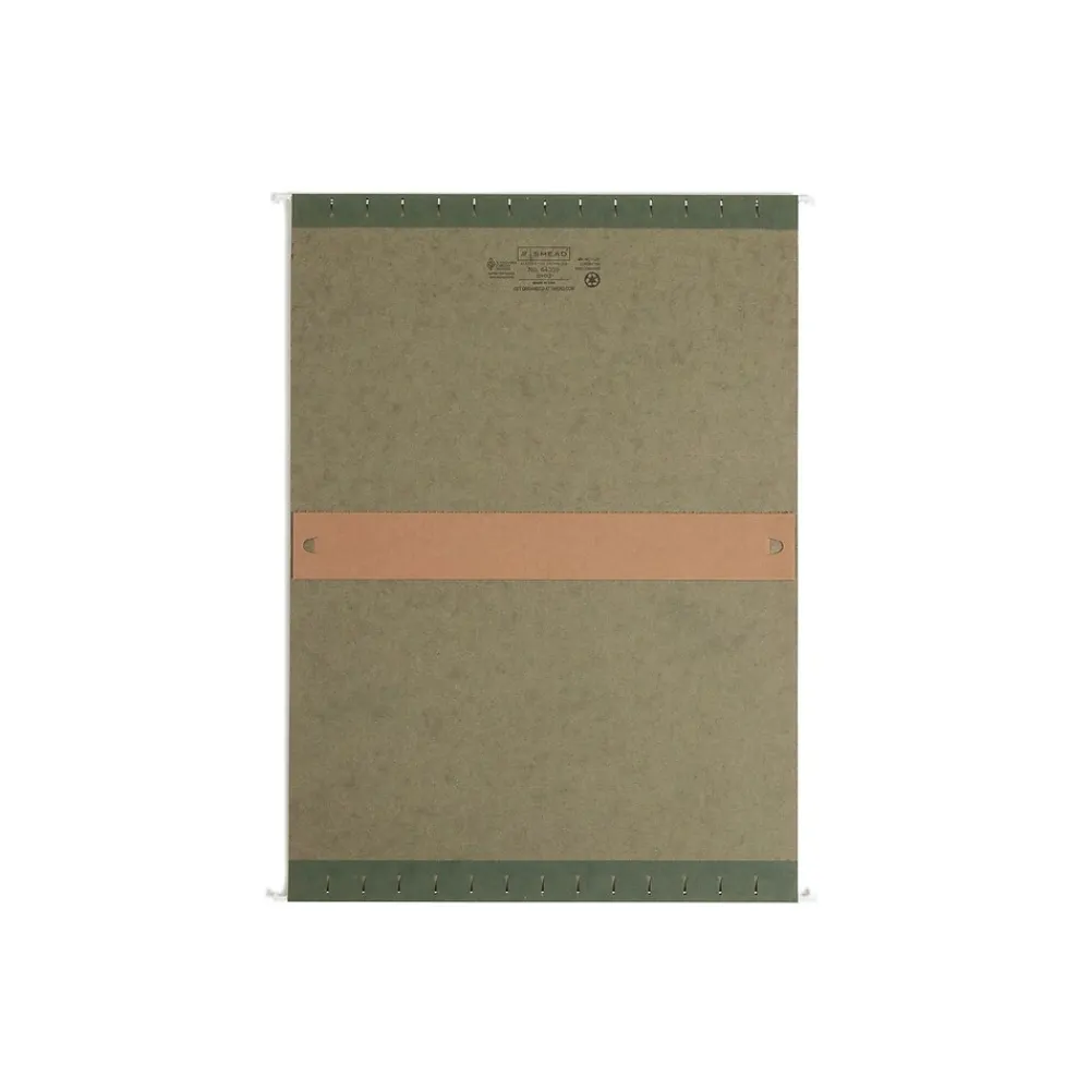 Hanging File Folders|Smead Hanging File Folders, 2" Expansion, Legal Size, Standard Green, 25/Box (64359)