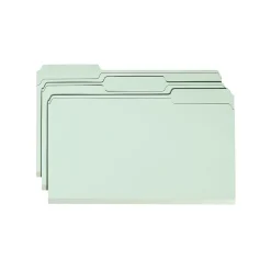 File Folders|Smead Heavy Duty Pressboard File Folder, 1/3-Cut Tab, 2