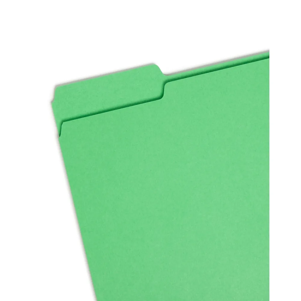 File Folders|Smead SuperTab Heavyweight File Folder, Oversized 1/3-Cut Tab, Legal, Manila (15401)