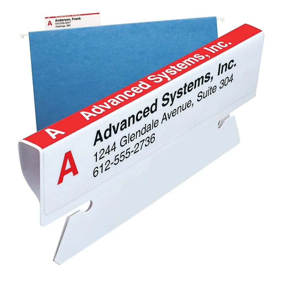 Labels|Smead Viewables File Folder Labels, 3.5" x 1.25", White, 25 Labels/Pack (64905)