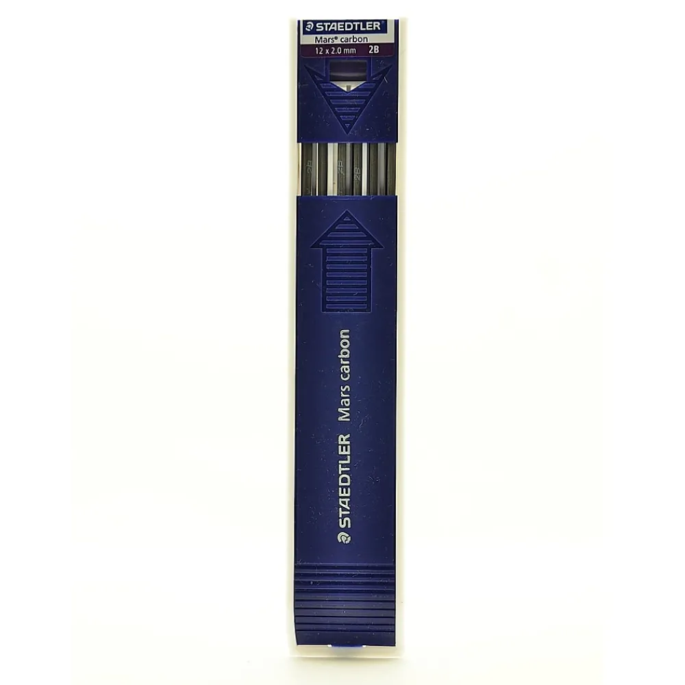 Pencils|Staedtler Mars Lumograph Lead Refill, 2mm, 12/Leads (72433)
