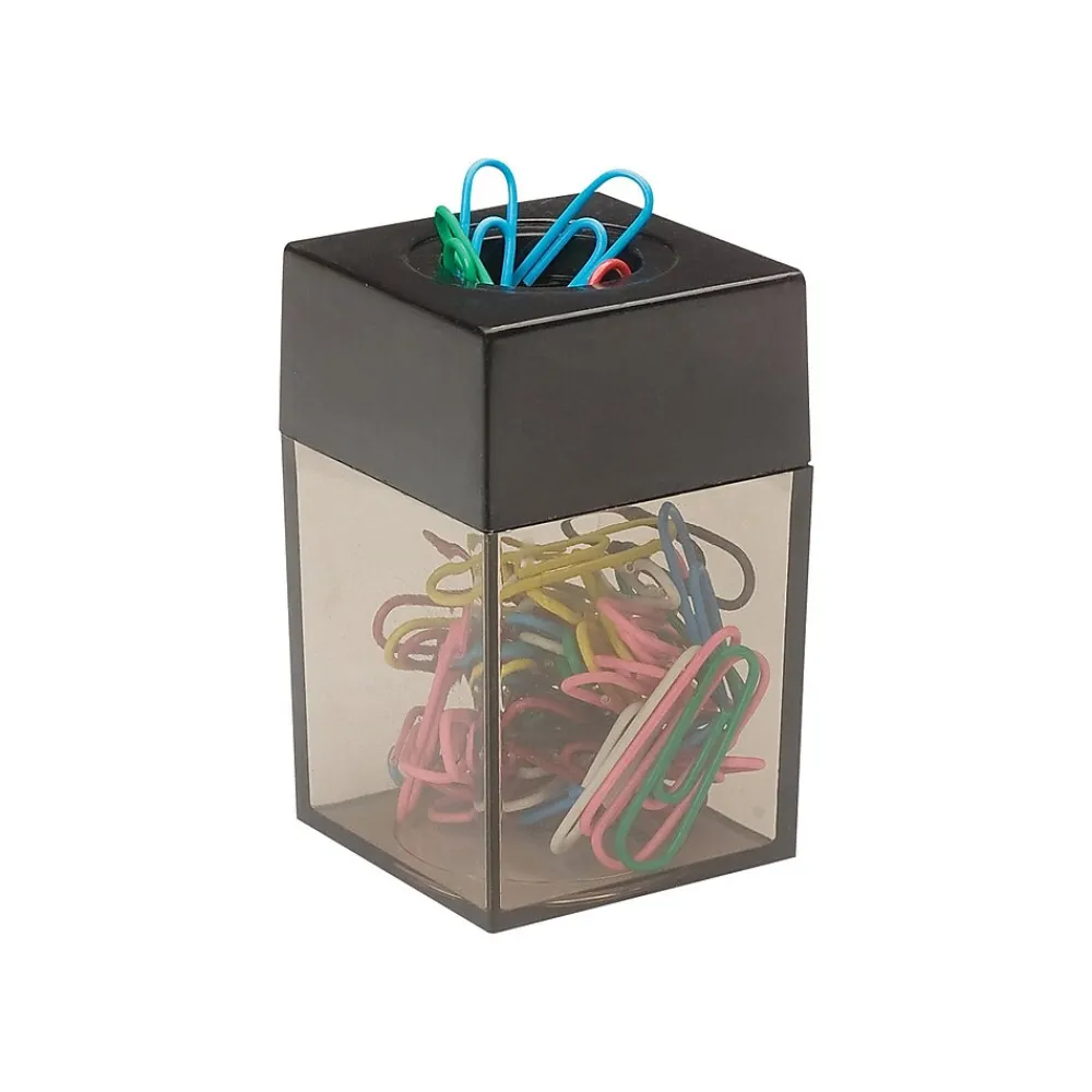 Clips & Fasteners|Staples 1 Compartment Plastic Dispenser, Black (10589)