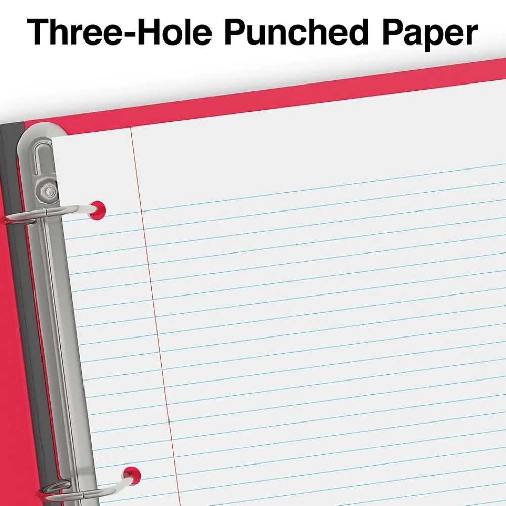 Filler Paper|Staples ® College Ruled Filler Paper, 8.5" x 11", 50 Sheets/Pack (ST22643D)