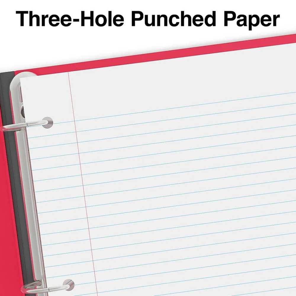 Filler Paper|Staples ® College Ruled Filler Paper, 8.5" x 11", White, 400 Sheets/Pack (ST27521D)