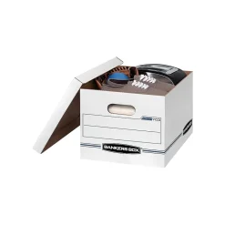 File Storage|Iris Staples® File Storage Plastic Crate, Letter/Legal Size, (STP-54269) Clear