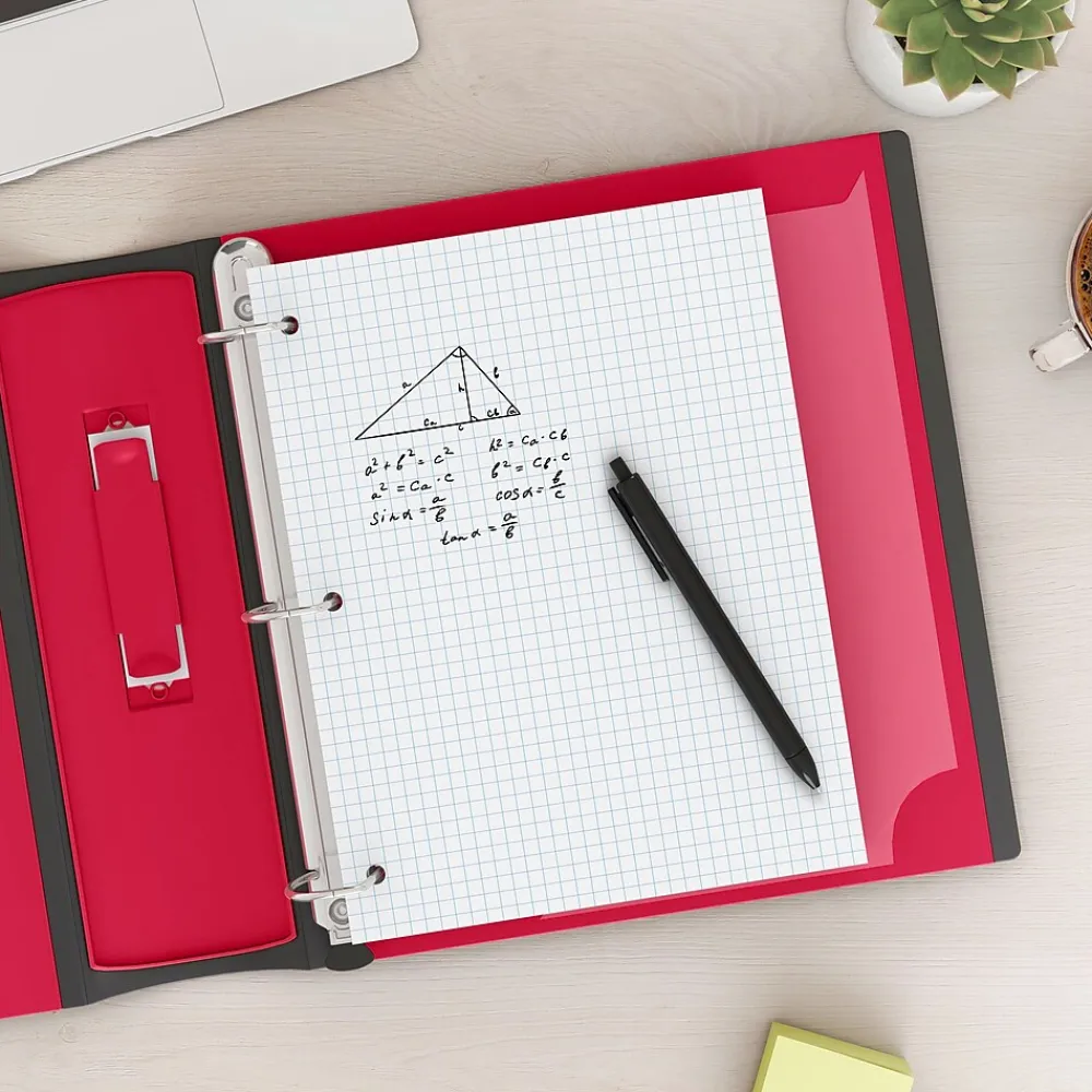 Filler Paper|Staples Graph Ruled Filler Paper, 8.5" x 11", White, 100 Sheets/Pack (TR25139)