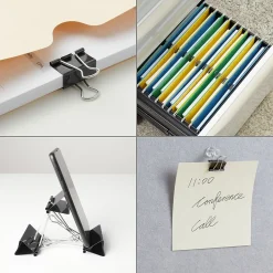 Clips & Fasteners|Staples Medium Binder Clips, 0.63