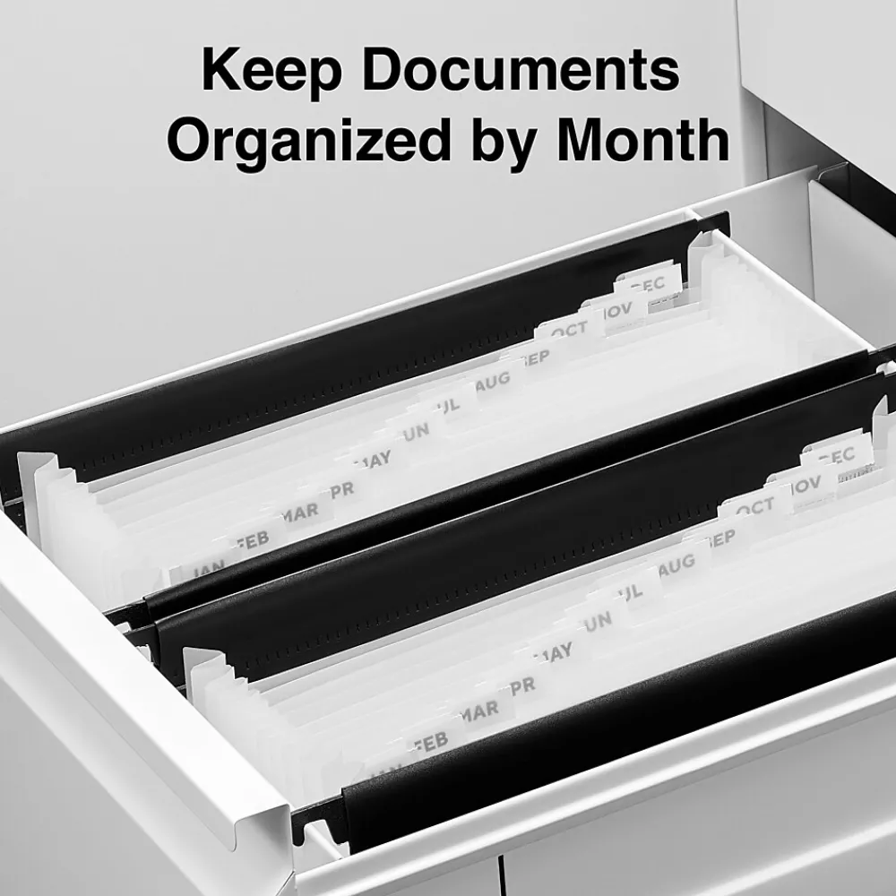 Hanging File Folders|Staples Moisture Resistant Hanging File Folder, 15.35" Expansion, Letter Size, Black (TR51813)