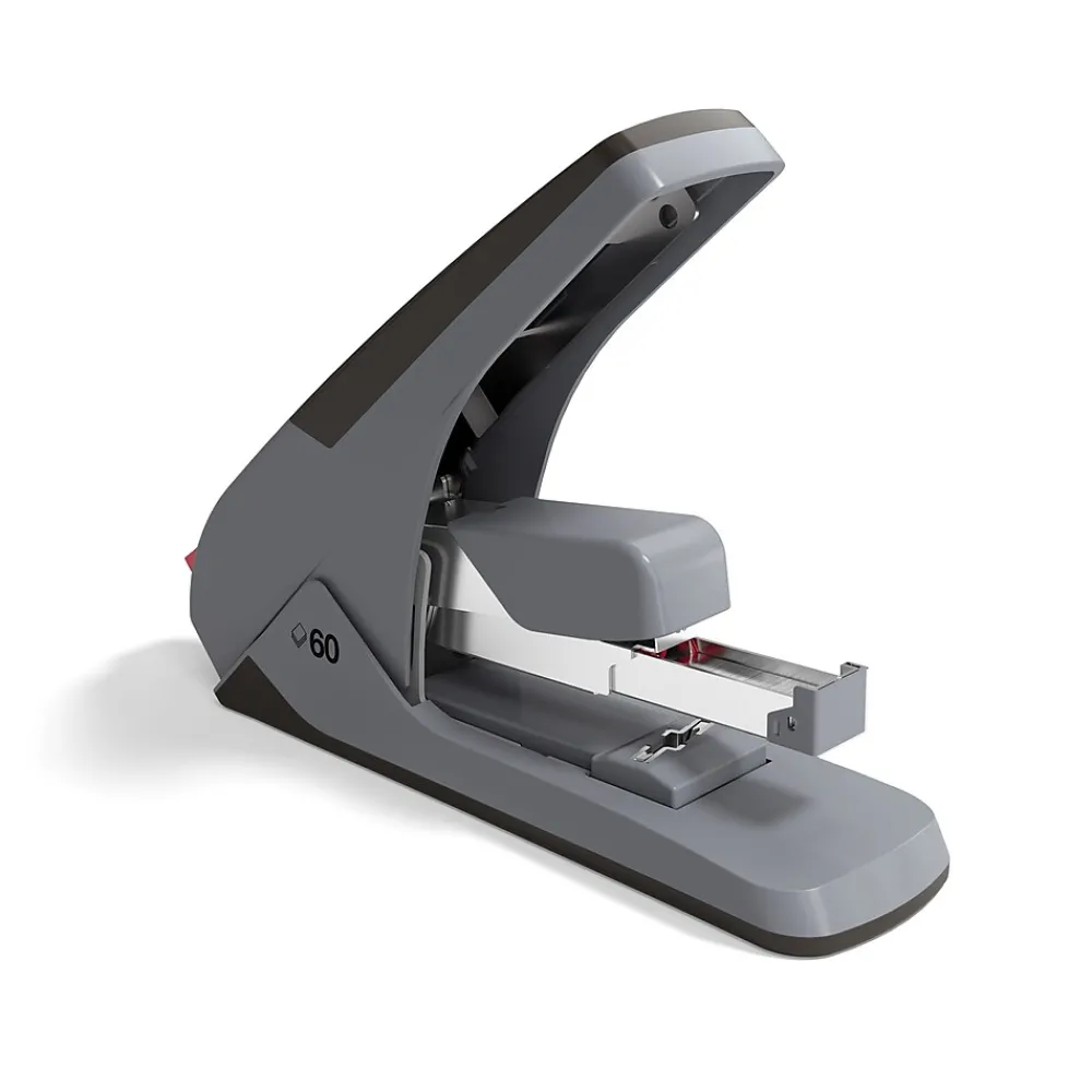 Staplers|Staples One-Touch Desktop Stapler, 60-Sheet Capacity, Black, 10/Case (TR58490)