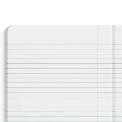 Composition Notebooks|Staples Poly Composition Notebook, 7.5" x 9.75", Wide Ruled, 80 Sheets, (ST55088) Red
