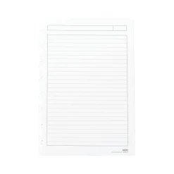 Filler Paper|Staples Premium Arc Notebook System Refill Paper, 5.5" x 8.5", 50 Sheets, Narrow Ruled, Cream (19993)