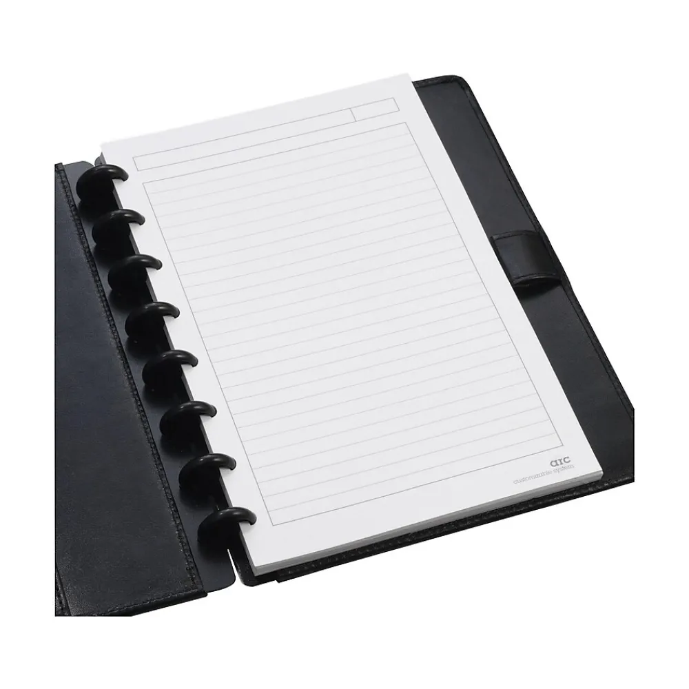 Filler Paper|Staples Premium Arc Notebook System Refill Paper, 5.5" x 8.5", 50 Sheets, Narrow Ruled, Cream (19993)