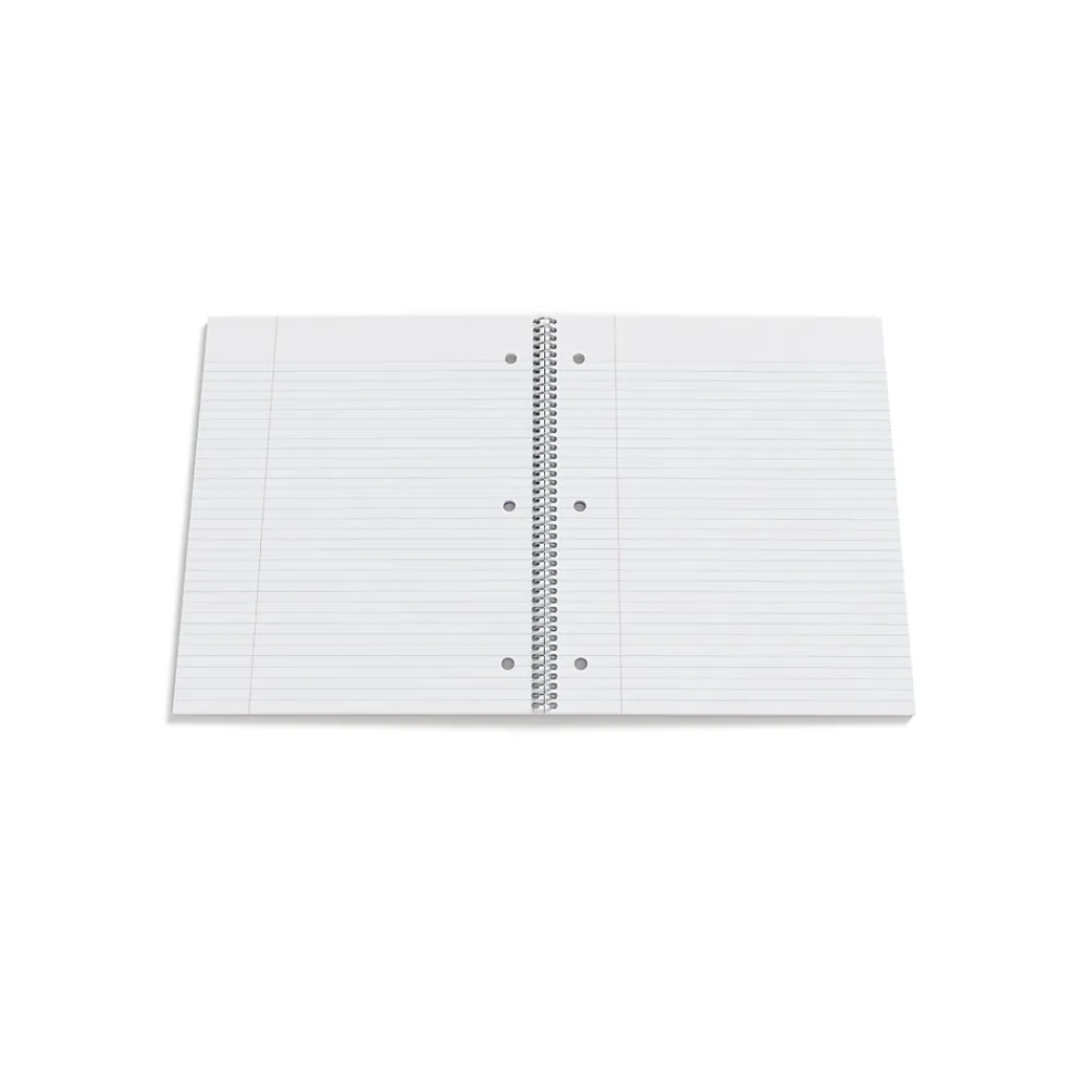 Subject Notebooks|Staples Premium 1-Subject Notebook, 8.5" x 11", College Ruled, 100 Sheets, Purple, 12 Notebooks/Carton (TR20954CT)