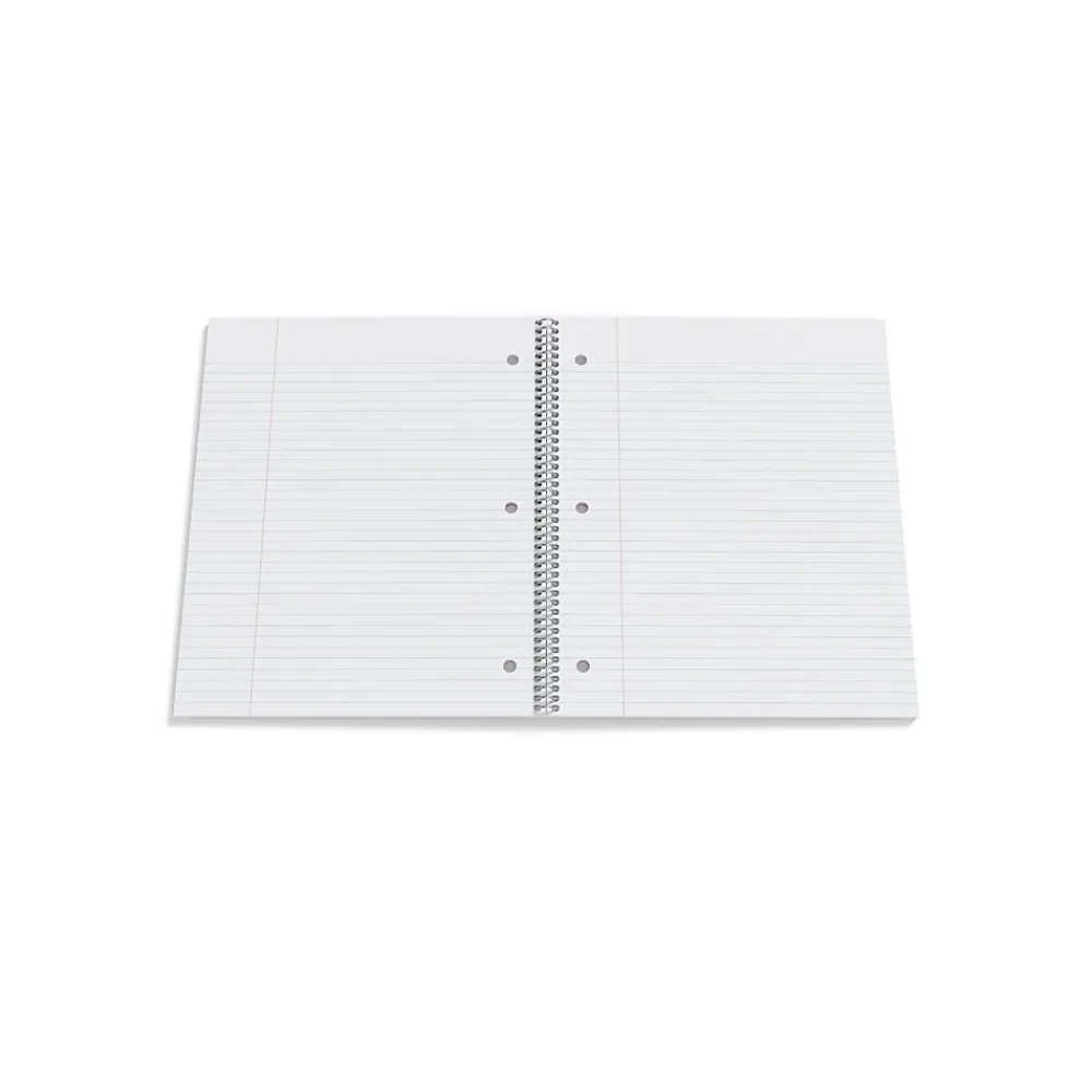Subject Notebooks|Staples Premium 1-Subject Notebook, 8.5" x 11", College Ruled, 100 Sheets, Pink, 12 Notebooks/Carton (TR51448Ct)
