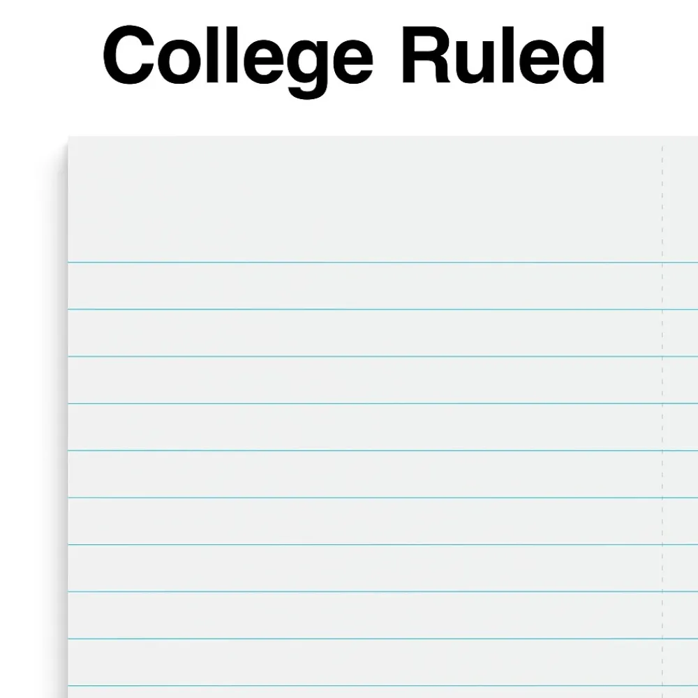 Subject Notebooks|Staples Premium 1-Subject Notebook, 3.5" x 5.5", College Ruled, 200 Sheets, (ST58290D) Purple